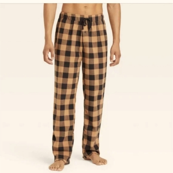 Goodfellow & Co Other - Men's Goodfellow Microfleece Pajama Pants Beige/Black Plaid